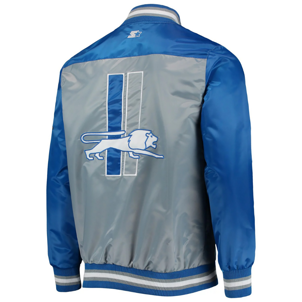 The Tradition Satin Detroit Lions NFL Jacket